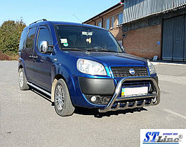 Передня дуга QT006 (нерж.) - Fiat Doblo II 2005+ рр.