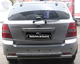 Задня дуга AK002-Подвійний (нерж.) - Kia Sorento 2004-2010 рр.