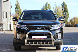 Кенгурятник WT021 (нерж.) - Kia Sorento XM 2010-2015 рр.