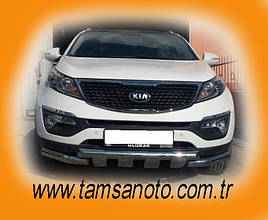 Передня захист ST009-15 (2013-2015, нерж.) - Kia Sorento XM 2010-2015 рр.