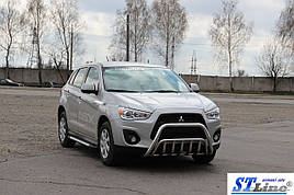 Кенгурятник WT002 (нерж.) - Mitsubishi ASX 2010+/2016+ рр.