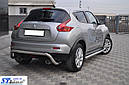 Задня дуга AK007 (нерж) - Nissan Juke 2010+ рр., фото 5