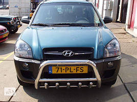 Кенгурятник WT003 (нерж.) - Hyundai Tucson JM 2004+ рр.