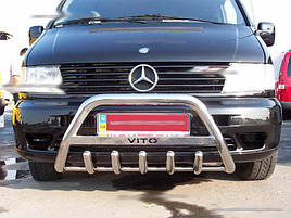 Кенгурятник WT003/4 (нерж.) - Mercedes Vito W638 1996-2003 рр.