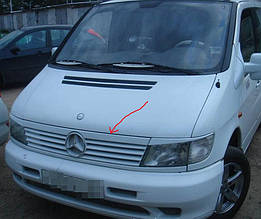 Смужка на решітку (пластик) - Mercedes Vito W638 1996-2003 рр.