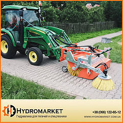 Щітка на трактор 2,5 метра бункерна з гідравлічним проводом