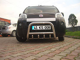 Кенгурятник QT006 (нерж) - Peugeot Bipper 2008+ рр.