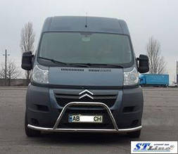 Передня дуга ST019 (нерж.) - Peugeot Boxer 2006+ і 2014+ рр.