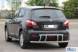 Задня дуга AK011 (нерж.) - Nissan Qashqai 2007-2014 рр.