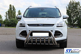 Кенгурятник WT018 (нерж.) - Ford Kuga 2013+/2016+ рр.