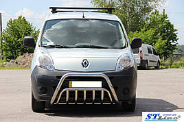 Кенгурятник WT002 (нерж.) - Renault Kangoo 2008+ і 2013+ рр.