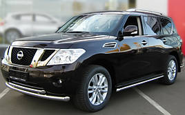 Передня захист ST014 (нерж) - Nissan Pathfinder 2006-2015 рр.