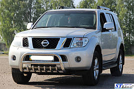 Кенгурятник WT008 (нерж) - Nissan Pathfinder 2006-2015 рр.