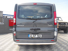 Задня захист AK002 (нерж) - Opel Vivaro 2001-2015 рр.