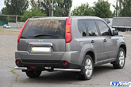 Задні кути AK003 (2 шт., нерж.) - Nissan X-trail T31 2007-2014 рр.