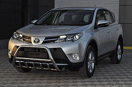 Кенгурятник WT003 (нерж) - Toyota Rav 4 2013+/2016+ рр.