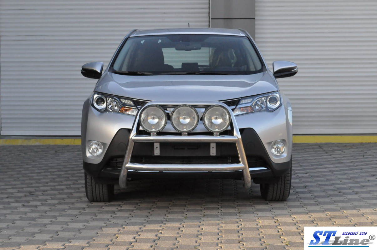 Кенгурятник WT018 (нерж) - Toyota Rav 4 2013+/2016+ рр.