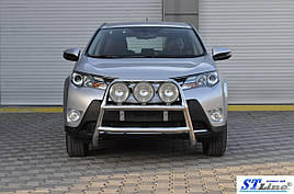 Кенгурятник WT018 (нерж) - Toyota Rav 4 2013+/2016+ рр.