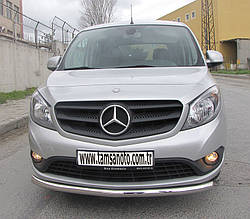 Передня захист ST008 (нерж.) - Mercedes Citan 2013+ рр.