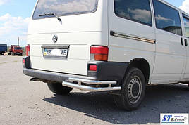 Задні куточки подвійні AK003-Double (2 шт., нерж) - Volkswagen T4 Caravelle/Multivan