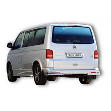 Задні куточки AK003-double (2 шт., нерж) - Volkswagen T5 Transporter 2003-2010 рр.