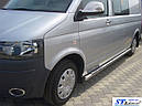 Бічні труби (2 шт., нерж) - Volkswagen T5 Multivan 2003-2010 рр., фото 5