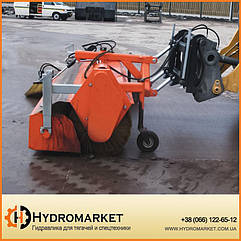 Щітка на міні-трактор з бункером Tuchel ECO на заднє кріплення