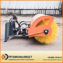 Щітка на трактор бункерна гідравлічна для мінітрактора