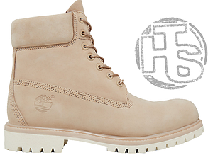 Жіночі черевики Timberland Classic Boots Beige Winter (с мехом)