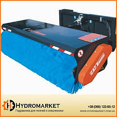 Щітка поліпропіленова поворотна на міні-навантажувач