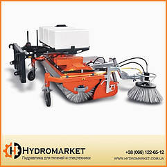 Щітка підмітальна з бункером на вилкові навантажувачі