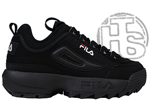 Жіночі кросівки Fila Disruptor II 2 Black Winter (с мехом) FW01653-018