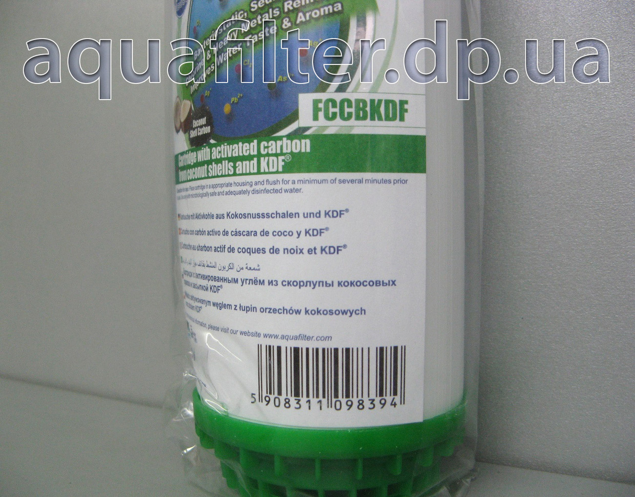 Комбинированный угольный картридж Aquafilter FCCBKDF - фото 3 - id-p232433123