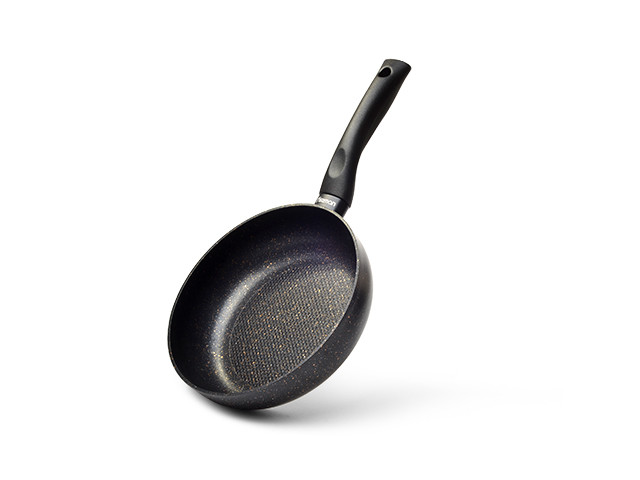 Сковорода глибока "Promo" 26х7см алюмінієва з кам'яним антипригарним покриттям Fissman, фото 1