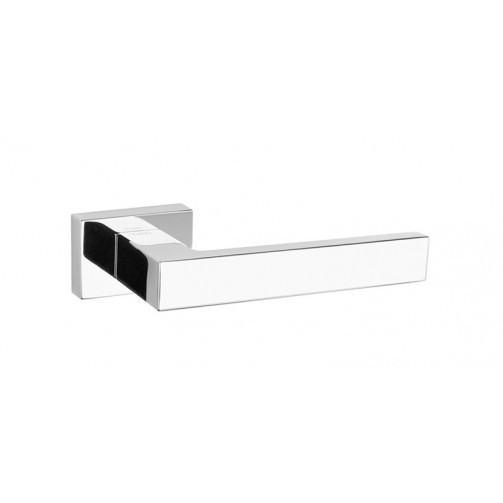 Дверна ручка на розетці TUPAI Square 2275 RT 03 Хром полірований