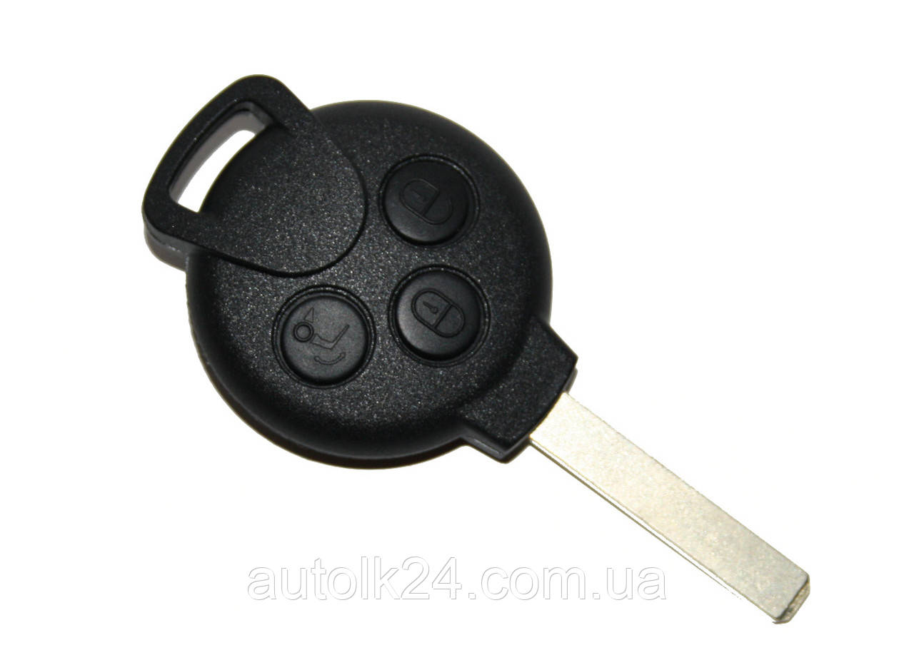 Заготівка корпус ключа Smart Fortwo 3 кнопки