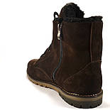 Великий розмір замшеві зимові коричневі чоловічі черевики Rosso Avangard BS Whisper Vel Brown, фото 7