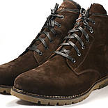 Великий розмір замшеві зимові коричневі чоловічі черевики Rosso Avangard BS Whisper Vel Brown, фото 2