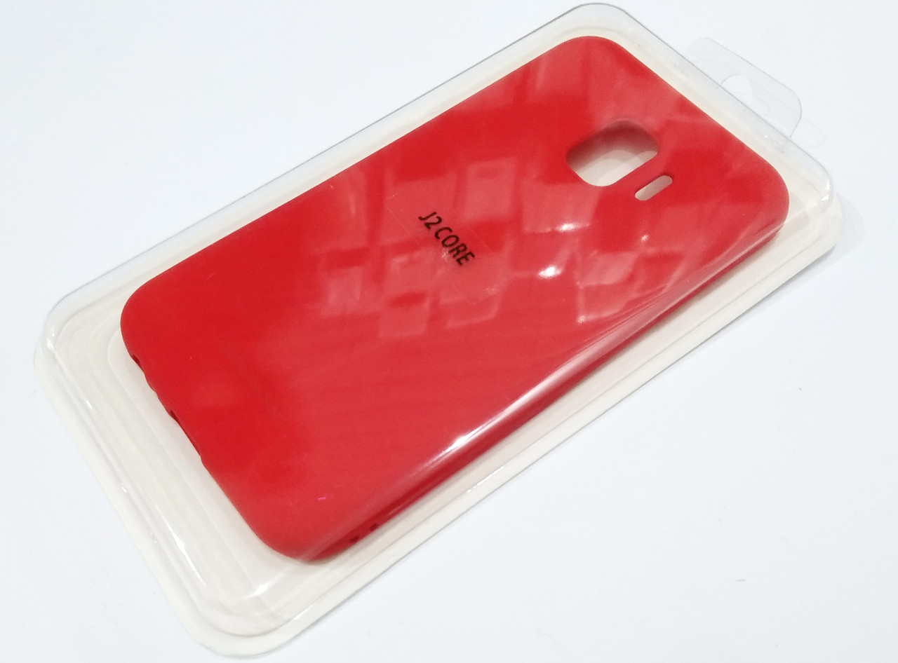 Чохол для Samsung Galaxy J2 Core J260 силіконовий Molan Cano Jelly Case матовий червоний