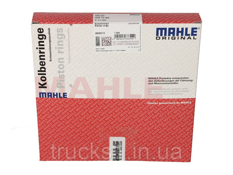 К-т поршневих кілець Renault DXi / Volvo D13 038 73 N0 (MAHLE)