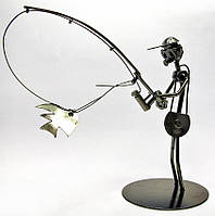 Техно-арт статуетка "На риболовлі"
