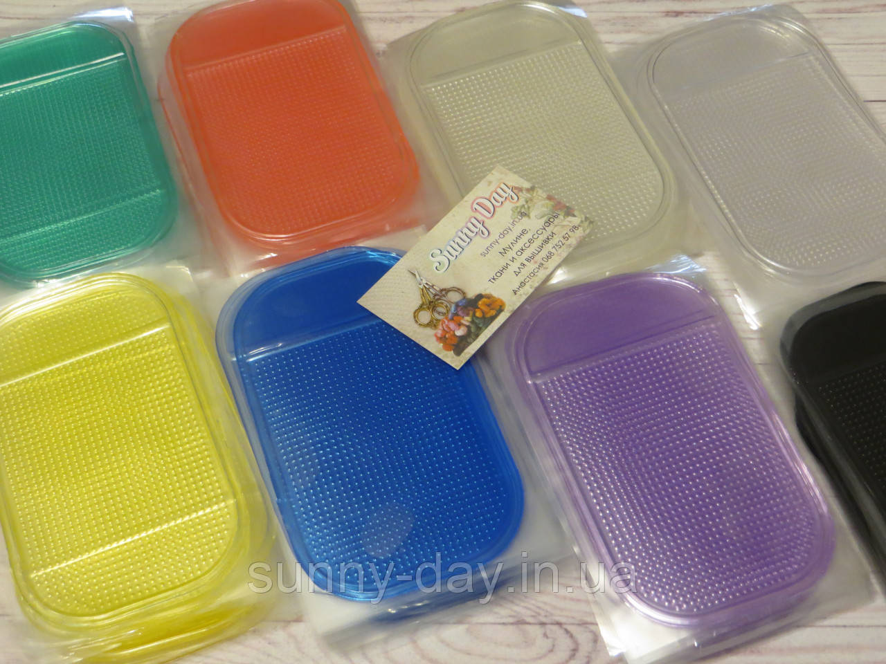 Липкий килимок для бісеру, червоний, фото 1