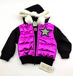 Дитячий костюм Туреччина 1 рік для дівчинки з курткою тепла фіолетовий (КДД12), фото 3