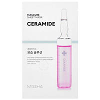 Missha Mascure Solution Sheet Mask Тканинна маска з активними компонентами Кераміди (Ceramide)