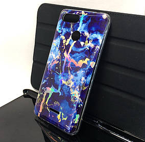 Чехол для Xiaomi Redmi 6 накладка силиконовый протиударний Mramor Shine