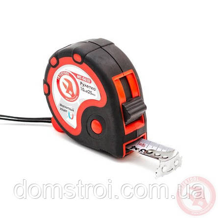 Рулетка вимірювальна 10 м Intertool MT-0310, фото 1