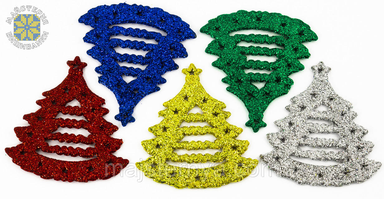 Новорічні прикраси "Ялинка колір", фото 1