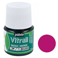 Фарба вітражна Pebeo Vitrail на основі розчинника Старий рожевий 45 мл (P-050-031)