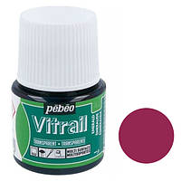 Фарба вітражна Pebeo Vitrail на основі розчинника Червоно-фіолетовий 45 мл (P-050-019)