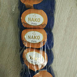 Турецька пряжа для в'язання NAKO Peru(перу) шерсть з альпака - 6744 волошка